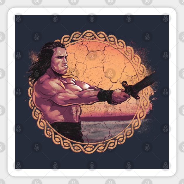 CONAN Magnet by Crike99Art